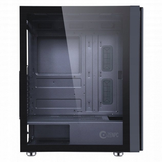 Kuti kompjuteri Zenpc Z5 Mesh, ATX, me ajrosje të mirë, e zezë