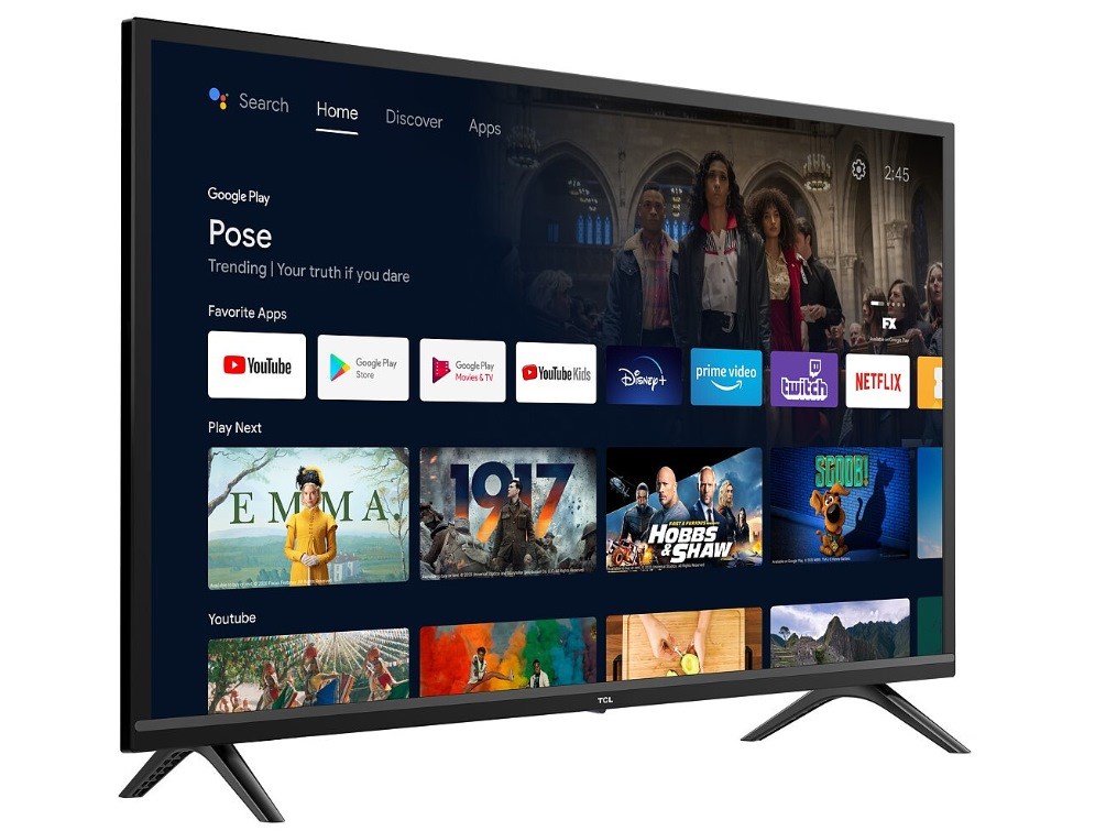 Televizor TCL 32S5201 Smart, 32" (81.3 cm), LED HD, i zi