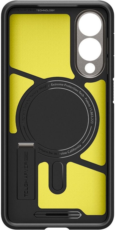 Mbulesë telefoni Spigen Tough Armor MagSafe, për Samsung Galaxy S25 Edge, Gunmetal
