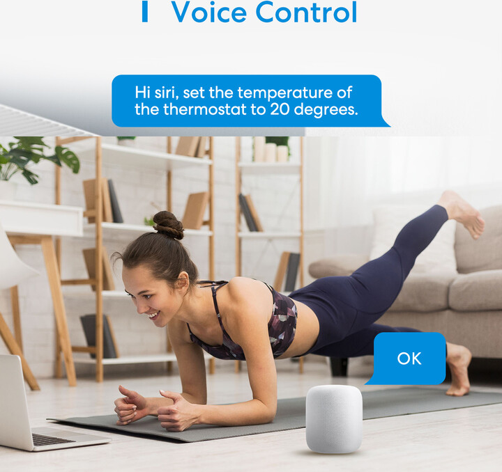 Set fillestar i termostatit smart Meross - Apple HomeKit