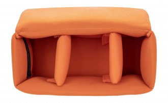 Insert për kamera Camrock Cube 50, 27x12x19 cm, ndarje të rregullueshme, portokalli