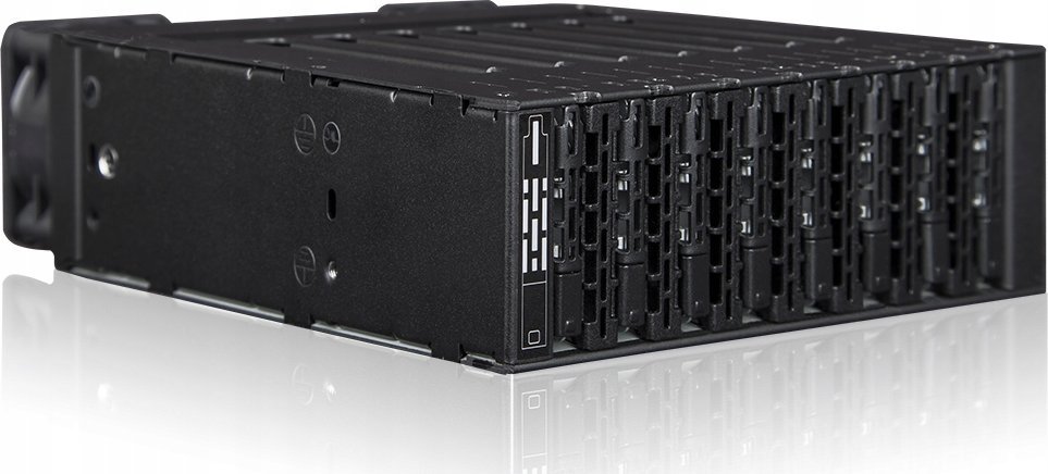 Kasë serveri ICY DOCK ToughArmor, 5.25", 8x M.2 NVMe PCIe 4.0, e zezë