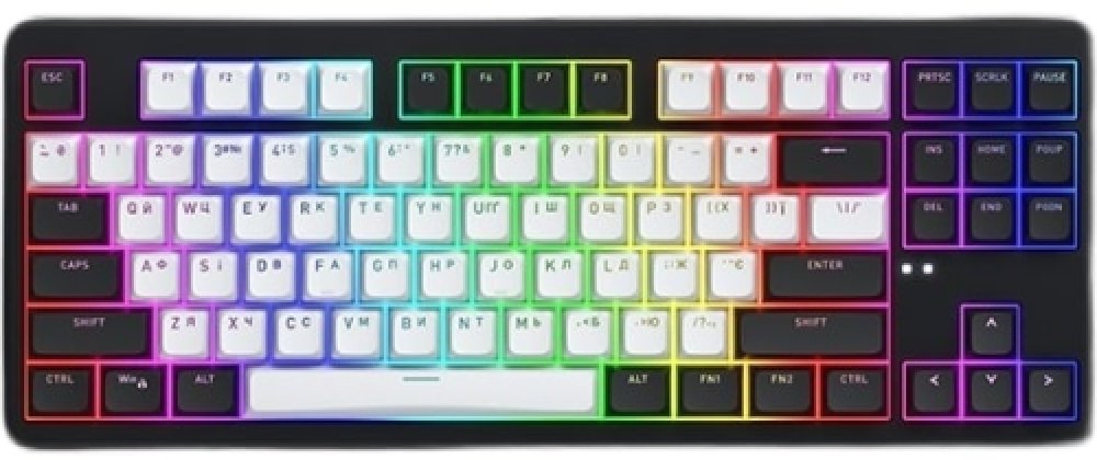 Tastierë gaming Hator Rockfall 3 TKL HTK850UA, wireless, RGB, e zezë