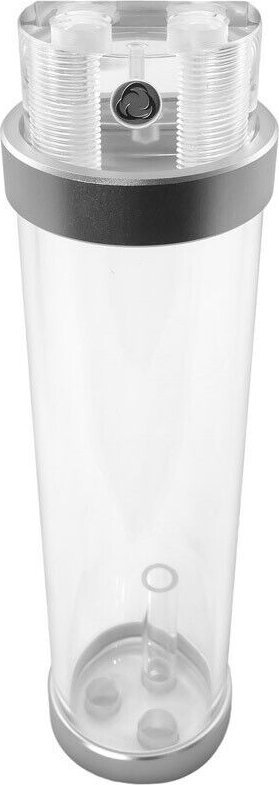 Rezervuar uji për PC Singularity Computers Protium 200mm, akrilik, alumin, argjendtë