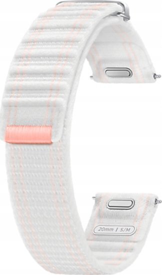 Rrip dore Samsung Business Fabric Band S/M për Galaxy Watch, tekstil, rozë e bardhë
