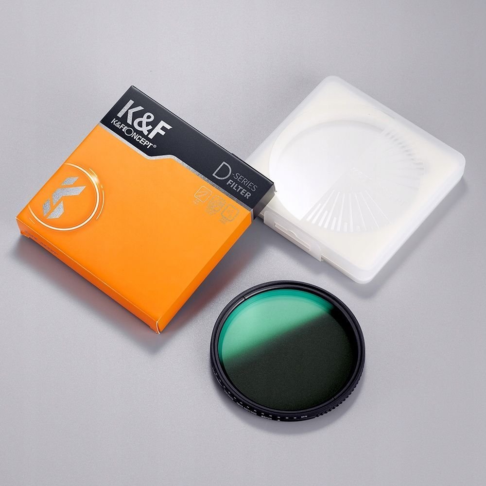 Filter neutral gri K&amp;F Concept KF01.1838, variabel ND3 ND1000, 82mm
