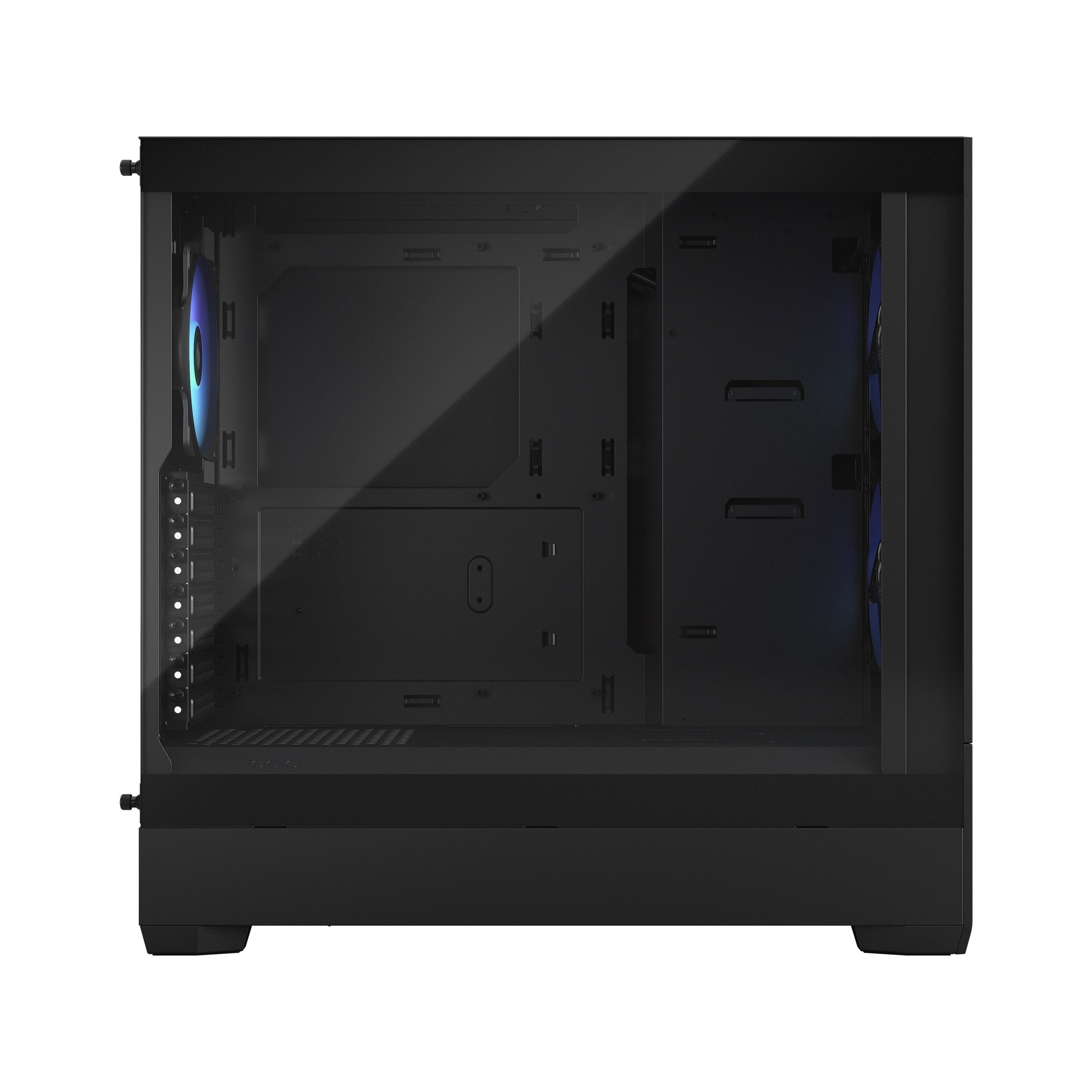 Kasë Fractal Design Pop Air RGB Black TG Clear Tint, e zezë