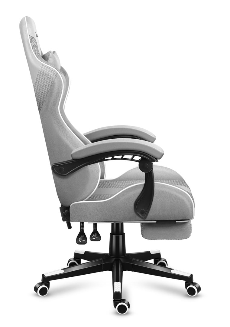 Karrige gaming Huzaro Force 4.7, 140kg, e bardhë