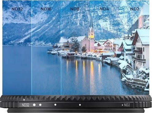 Filtër ND i rregullueshëm K&amp;F Concept KF01.2161, ND2 ND32, 82mm, gri