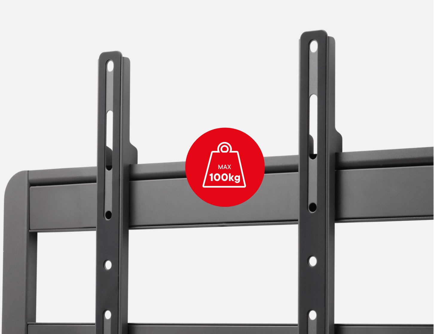 Mbajtëse muri për TV One For All WM5610, 42-100", fikse, e zezë