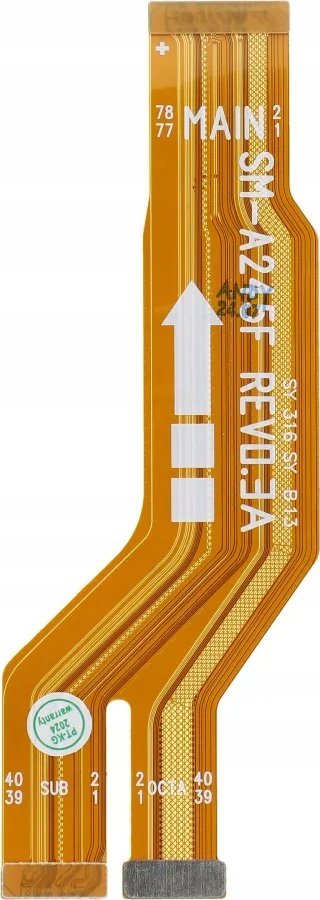 Shirit sinjali për telefon Samsung Galaxy A24 4G, pjesë këmbimi, i zi