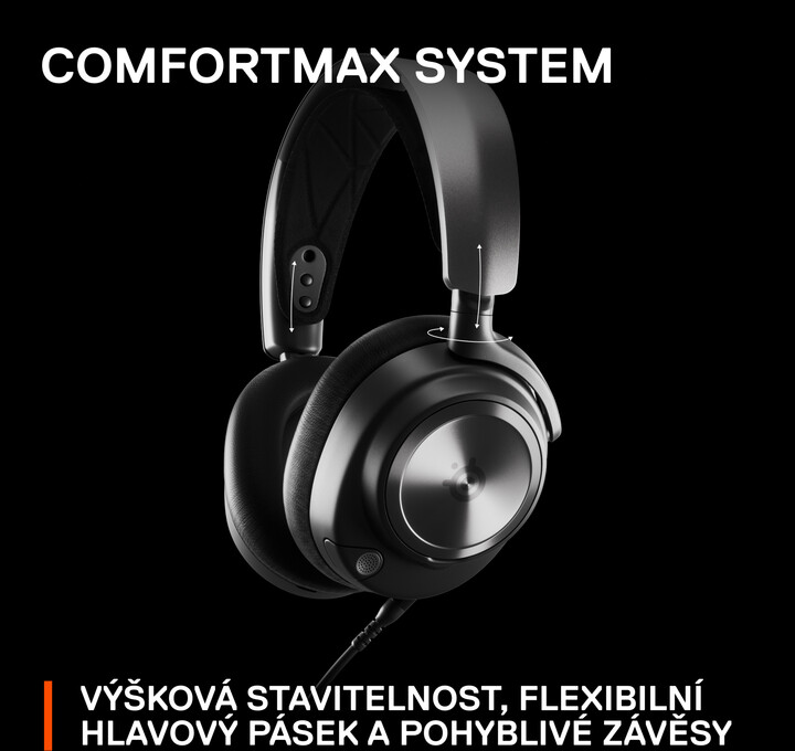 Kufje SteelSeries Arctis Nova Pro, të zeza