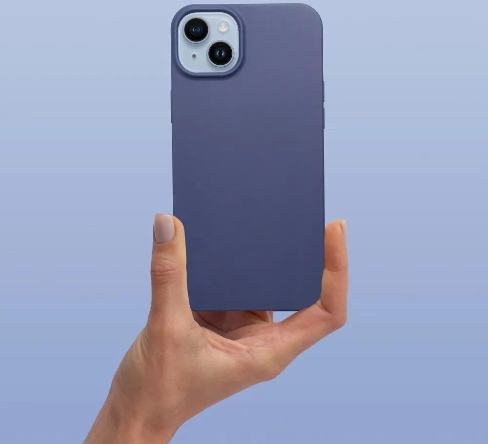 Футрола за телефон MATT за Xiaomi Redmi Note 14 4G, TPU, со калено стакло, сина