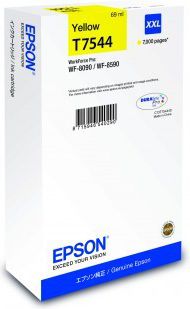 Ngjyrë për printer Epson CT13T754440, 69ml, e verdhë