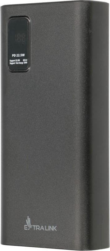 Powerbank ExeGate EPB-068, USB C, portë USB, i zi