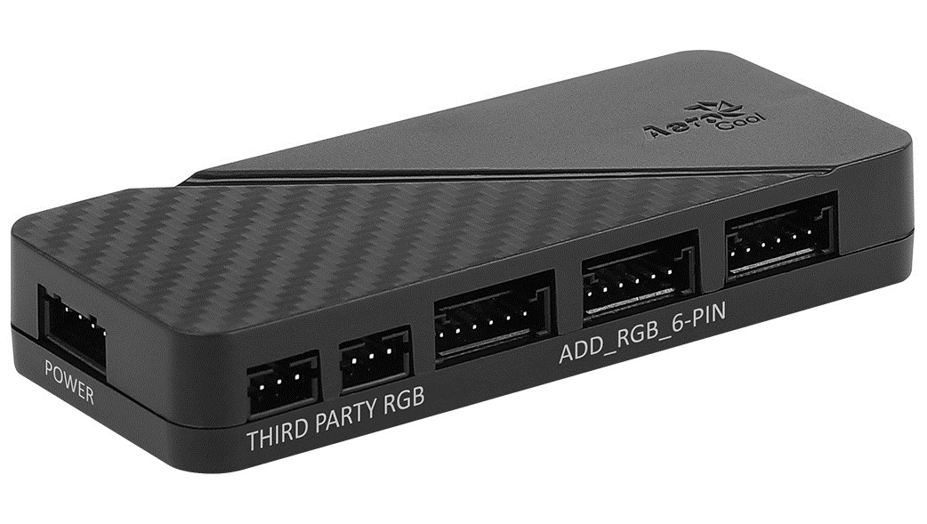 Kontrollues ventilatorësh Aerocool H66F, universal, i zi