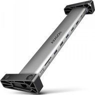 HUB USB Axagon HMC-10HLS, 9in1, USB C, HDMI 4K, gri