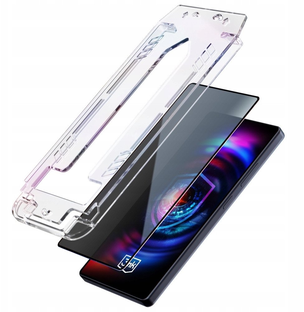 Заштитно стакло 3MK HardGlass Max Privacy за Apple iPhone 17 Pro Max, со апликатор, проѕирно