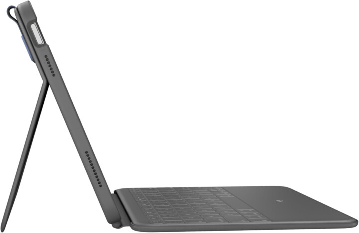 Këllëf me tastierë Logitech Rugged Folio për Apple iPad 2022 (gjenerata 10-të), US, gri