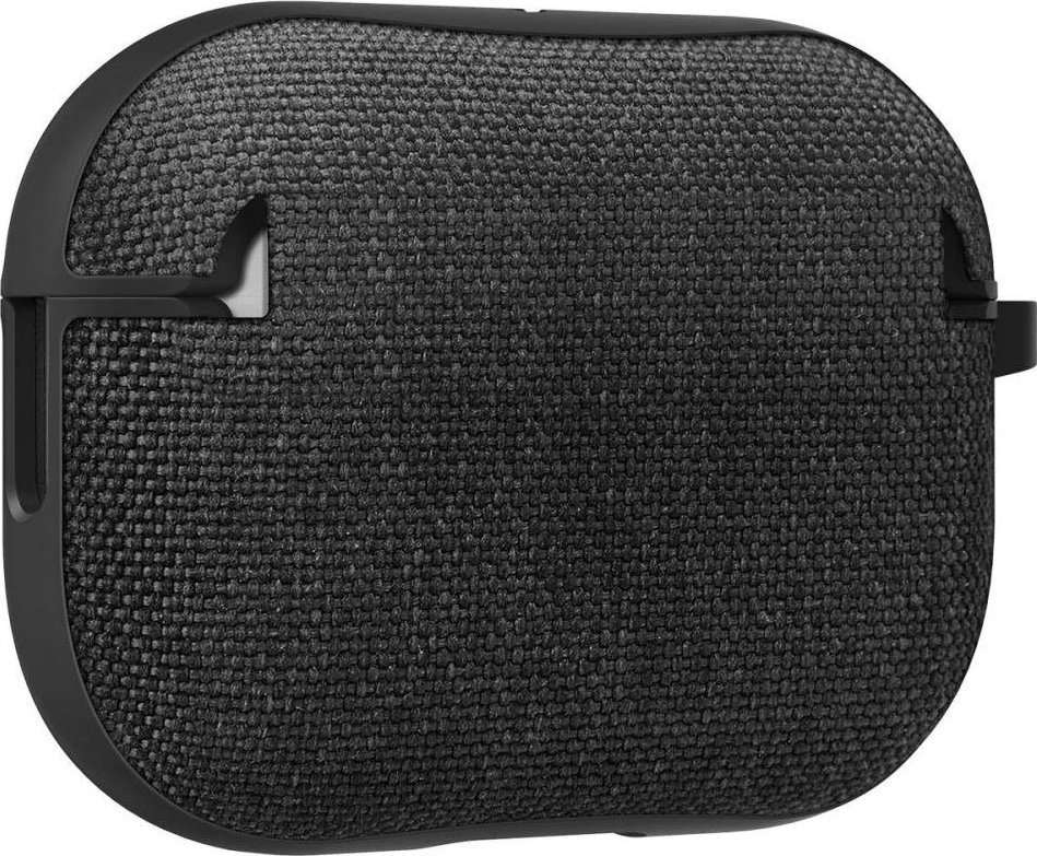 Etui për kufje Spigen Urban Fit për Apple AirPods Pro 1 2, me karabinë, e zezë