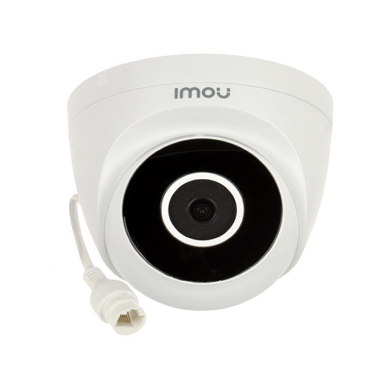 Kamerë IP Dahua dome 2MP IPC-T22EAP, 1080p, PoE, 30m IR, e bardhë