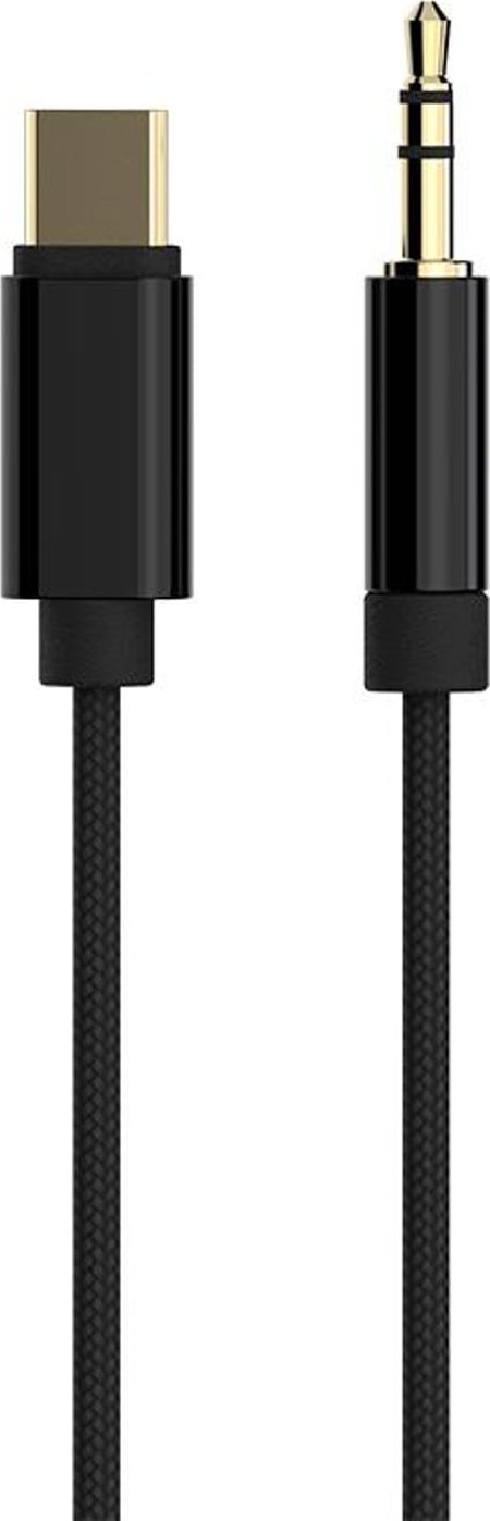 Kabllo audio Gembird USB Type-C në 3.5mm, 1.5m, i zi