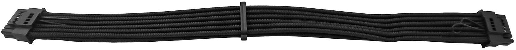 Kabllo adapter Singularity Computers PowerBoard, 8 pin PCIe në 12VHPWR, 600W, i zi