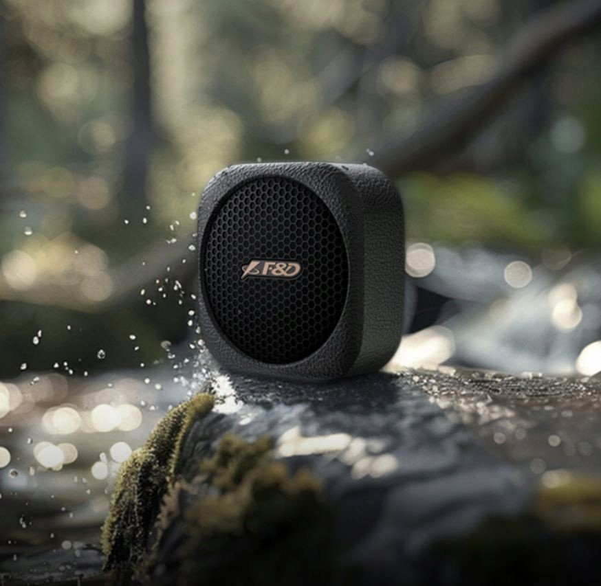 Kaltoparlant Bluetooth Fenda RW10, 7W, bateri deri 10 orë, i zi