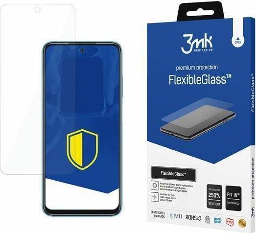Mbrojtës ekrani 3MK FlexibleGlass për Xiaomi Redmi 10 2022, xham hibrid, ultra i hollë, transparent