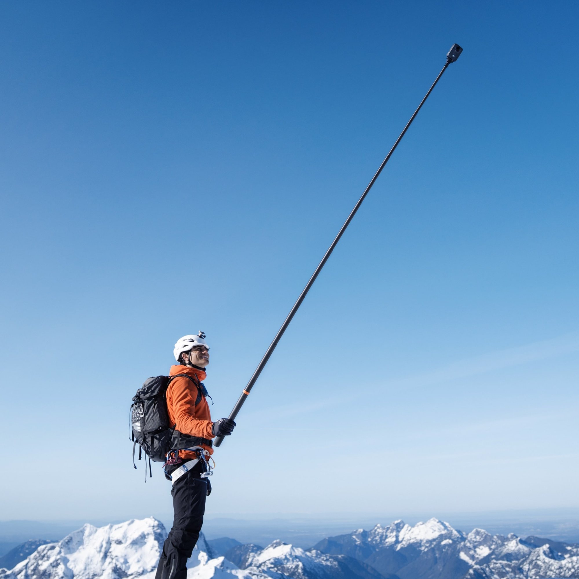 Shkop selfi DJI Osmo, 2.5m, fibër karboni, i zi