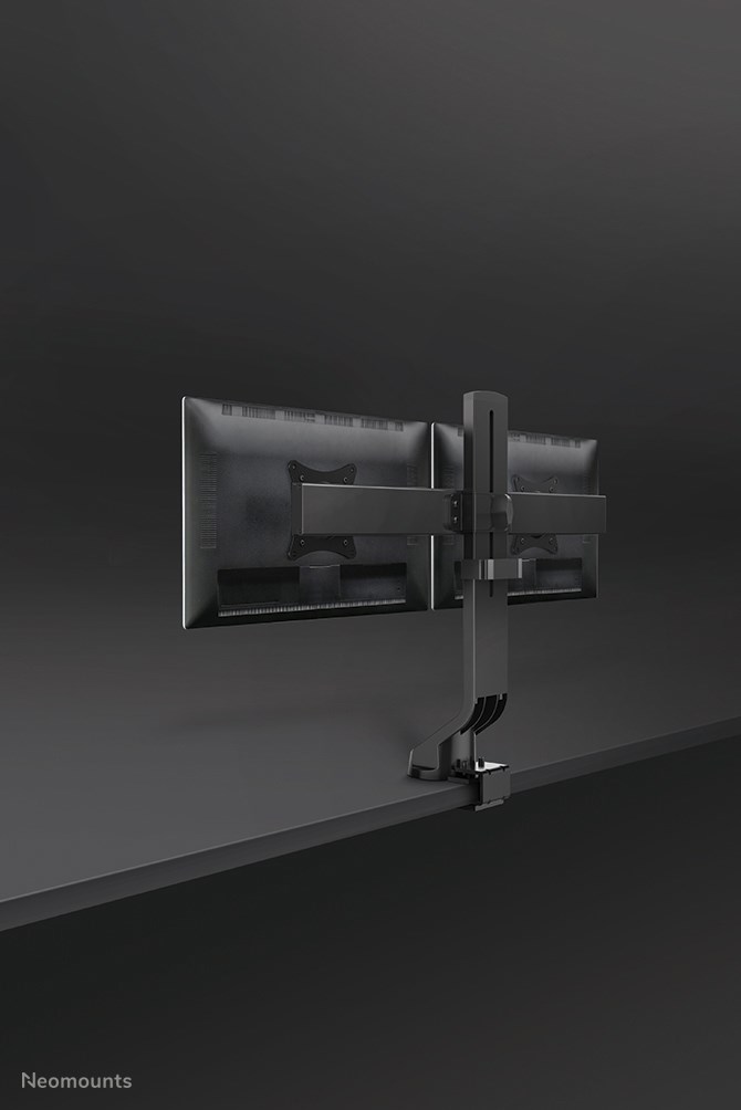 Mbajtëse monitori Neomounts FPMA-D860DBLACK, 10"-27", e zezë