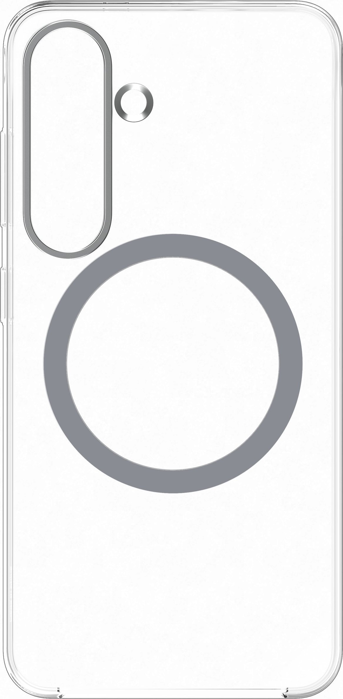 Futollë Samsung Clear Magnet Case për Galaxy S25, magnet i integruar, transparente