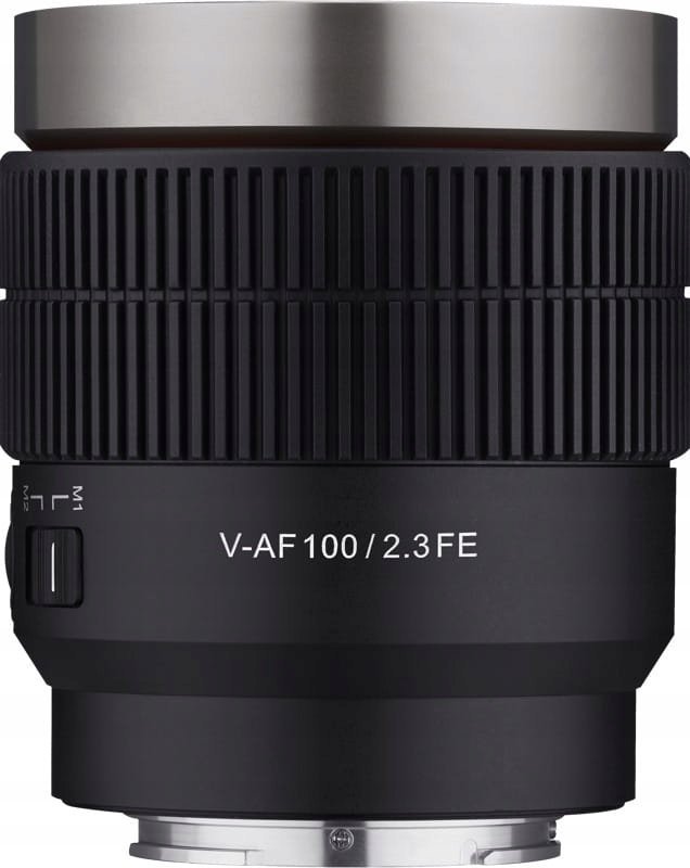 Objektiv kinematografik Samyang V-AF 100mm T2.3, Sony FE, autofokus, i zi