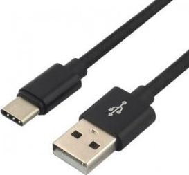 Kabllo everActive USB A - USB C CBB-1.2CB, 1.2m, e zezë