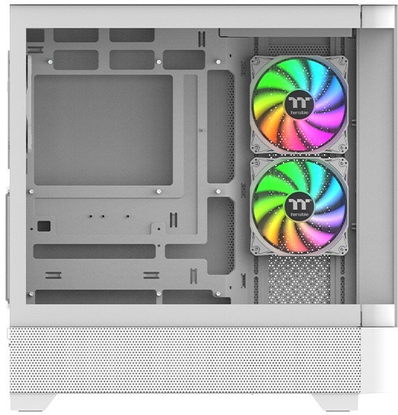 Кула компјутер Thermaltake View 290 TG ARGB Snow, mid tower, калено стакло, бела