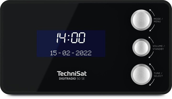 Radio TechniSat DigitRadio 50 SE, e zezë