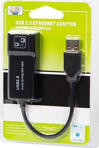 Adapter rrjeti USB në RJ45 K-02, 100 Mbps, i bardhë
