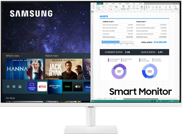 Monitor Samsung M5 Smart, LS32AM501NUXEN, 32", 1920 x 1080, i bardhë