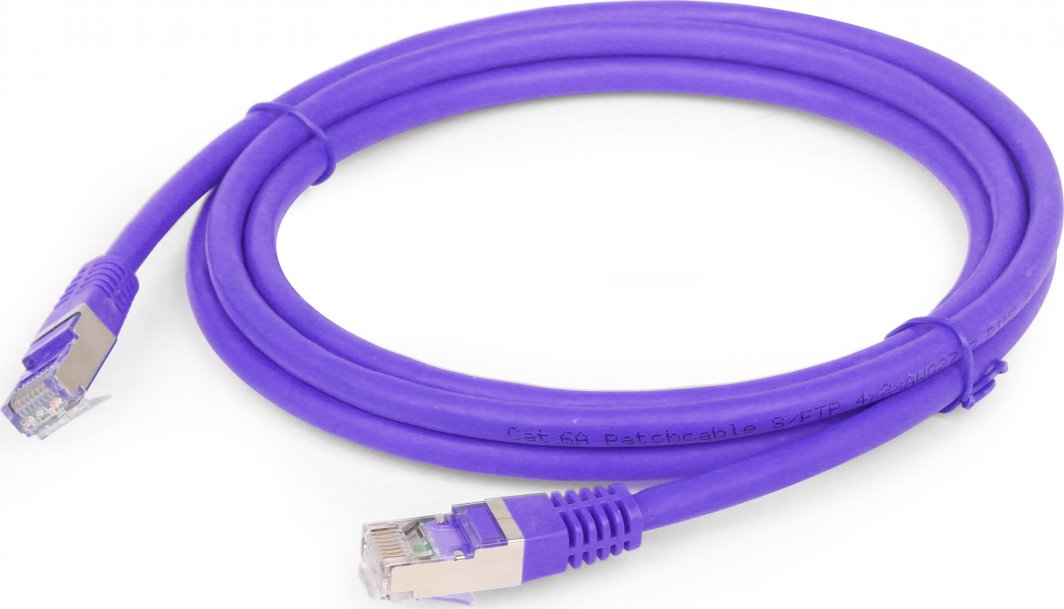Kabllo Gembird S/FTP Cat. 6A LSZH, 20 m, e vjollcë