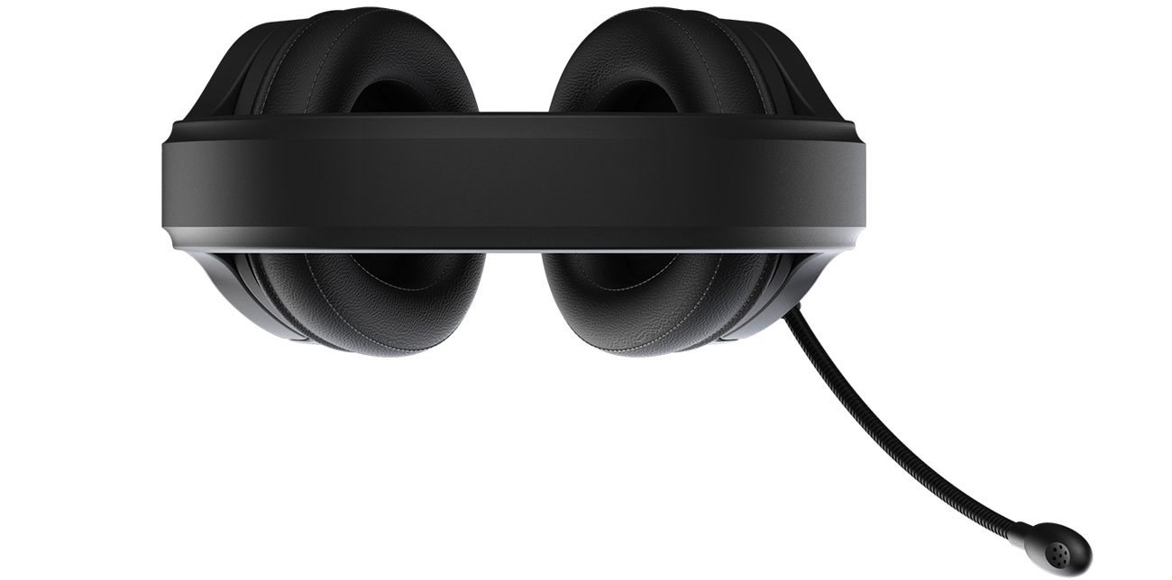 Kufje Krux POPZ RGB, me kabllo, të zeza