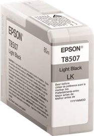 Katrushë boje Epson Singlepack T850700, Light Black, 80 ml