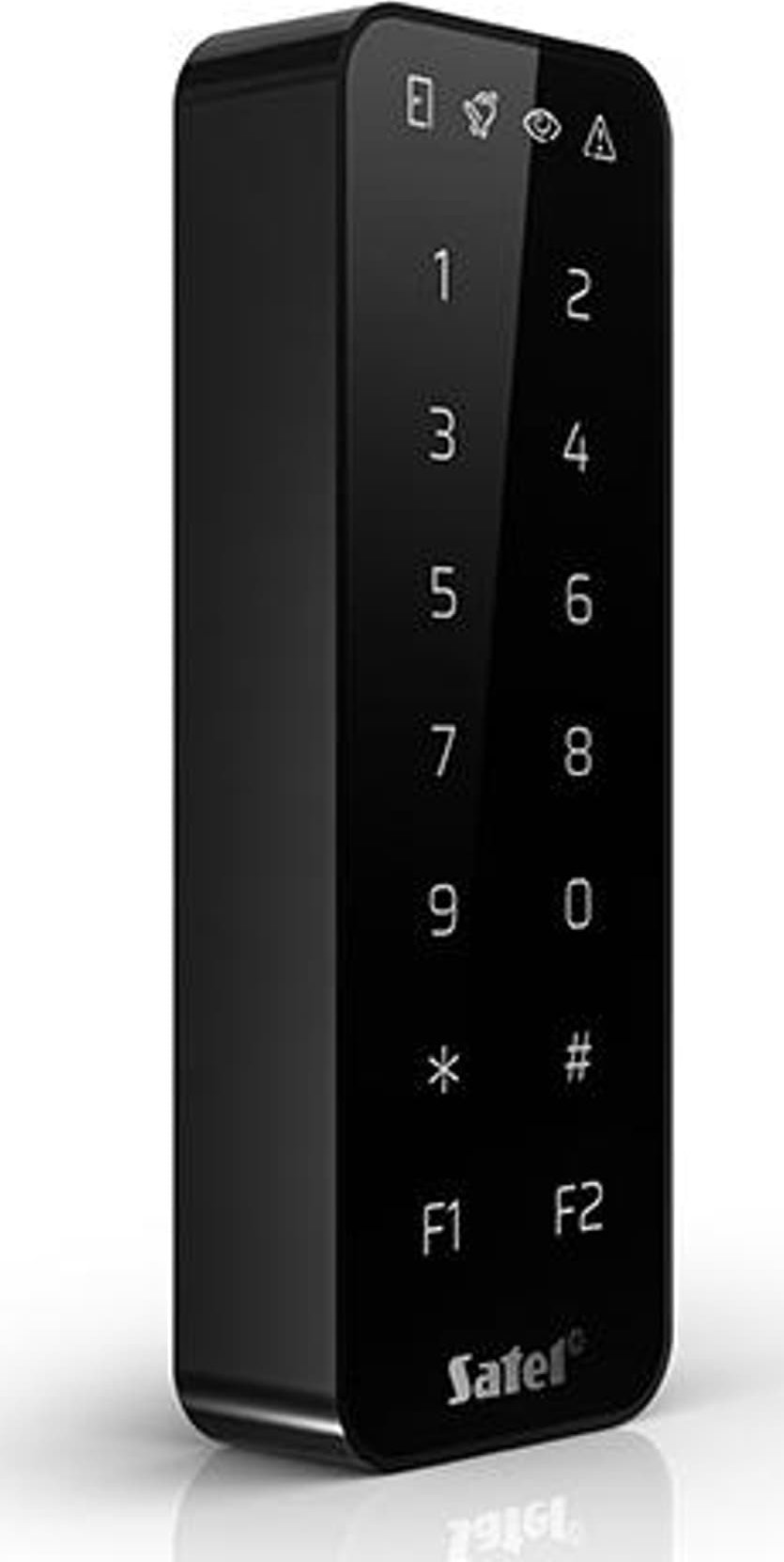 Tastierë me lexues kartash Satel SO-MF5-B, MIFARE, me prekje, e zezë