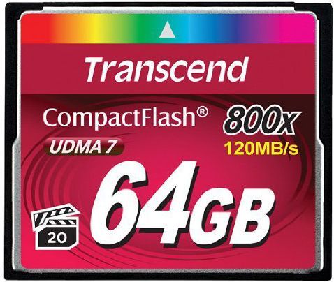 Kartë memorie Transcend CompactFlash 800x TS64GCF800, 64GB