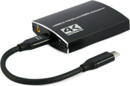 Përshtatës Gembird A-CM-HDMIF2-01 USB-C to HDMI x2  Përshtatës Gembird A-CM-HDMIF2-01 USB-C to HDMI x2