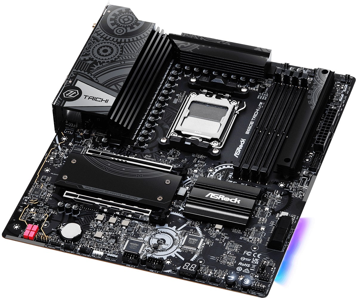 Матична плоча Asrock B650E Taichi Lite AMD B650 Socket AM5 Extended ATX