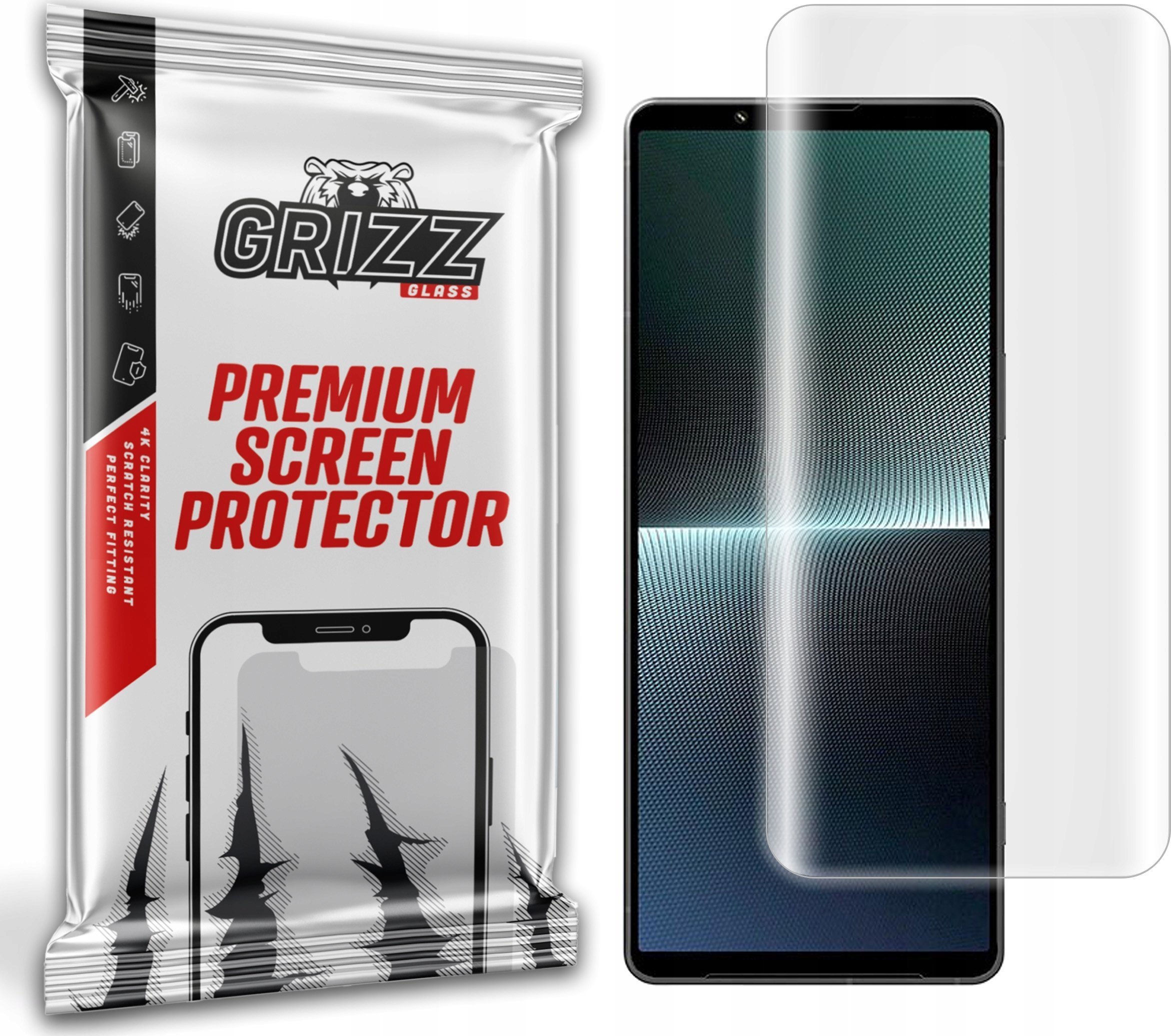 Film mbrojtës GrizzGlass Hydrofilm, për Sony Xperia 1 V, transparent