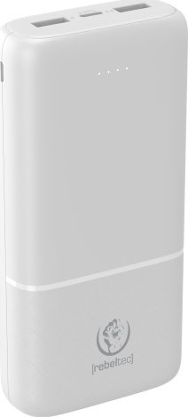 Powerbank Rebeltec P20, 20000mAh, 10W, i bardhë