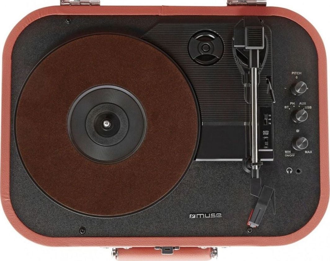 Грамофон Muse MT-201BTP Retro, Bluetooth, USB, стерео