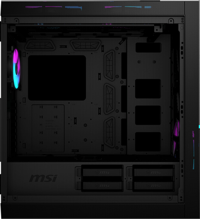 Kasë MSI MPG SEKIRA 500X, 1xARGB 120mm, e zezë