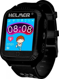 Orë inteligjente Helmer LK 707 Kids, 1.44", GPS, e zezë